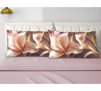 Completo Lenzuola Letto Matrimoniale Irge "Venere" Cotone 100% Made In Italy