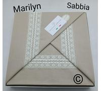 Completo Lenzuola Letto Matrimoniale Nazareno Gabrielli "Marylin" 100% Cotone