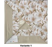 Completo Lenzuola Letto Matrimoniale Nazareno Gabrielli "Tulipano" 100% Cotone
