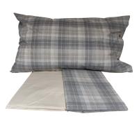 Completo lenzuola letto singolo cotone 100% una piazza 2 federe colorate Zucchi