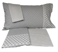 Completo lenzuola letto singolo cotone 100% una piazza 2 federe colorate Zucchi