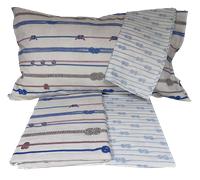 Completo lenzuola letto singolo cotone 100% una piazza 2 federe colorate Zucchi