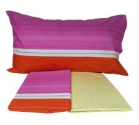 Completo lenzuola letto singolo cotone 100% una piazza 2 federe colorate Zucchi