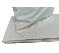 Completo lenzuola letto un piazza e mezza matrimoniale 100% cotone tinta unita