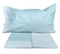 Completo lenzuola matrimoniale 100% cotone madapolam letto 2 posti piazze Gabel