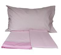 Completo lenzuola matrimoniale 100% cotone madapolam letto 2 posti piazze Gabel