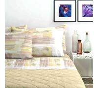 Completo lenzuola matrimoniale in cotone Bassetti Overlay 41 beige