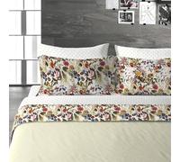 Completo Lenzuola matrimoniali DIAMOND AGE esotico floreale