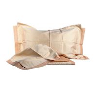 Completo Lenzuola Raso con federe GABEL Chromo CARAMELLO