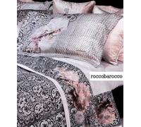 Completo Lenzuola Raso di Cotone ROCCOBAROCCO MOULIN ROUGE Matrimoniale 2 Piazze