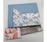 Completo Lenzuola Singolo/1,5 P/Matrimoniale Fantasia "Corallo" 100% Cotone