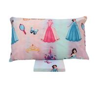 Completo lenzuola singolo letto 1 piazza set 3 pezzi cotone Fantasy Principesse