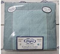 COMPLETO LENZUOLA SOGNI PERCALLE 100%COTONE ROSE 2PIAZZE/MATRIMONIALE ALTEZZA 30