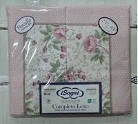 COMPLETO LENZUOLA SOGNI PERCALLE 100%COTONE BORBONESE 2PIAZZE/MATRIMONIALE ALT30