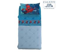 completo Lenzuola Spiderman Disney Caleffi Singola Spiderman Force Puro Cotone