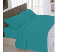 COMPLETO LENZUOLA TINTA UNITA SINGOLO PIAZZA MEZZA MATRIMONIALE LILLA