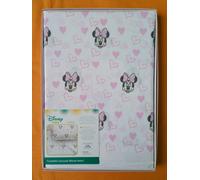 COMPLETO LENZUOLA TOPOLINO MINNIE MICKEY LETTINO CULLA DISNEY CALEFFI 100%COTONE