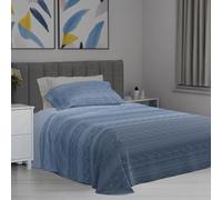 Completo Lenzuola Una Piazza e Mezza Cotone 140x200 Made in Italy