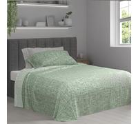 Completo Lenzuola Una Piazza e Mezza Cotone 140x200 Made in Italy