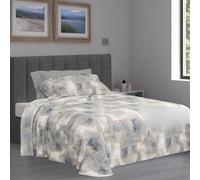 Completo Lenzuola Una Piazza e Mezza Cotone 140x200 Made in Italy