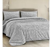 Completo Lenzuola Una Piazza e Mezza Cotone 140x200 Made in Italy