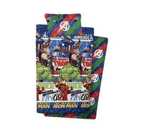 COMPLETO LENZUOLO AVENGERS BIMBO LENZUOLA FLANELLA 100%CALDO COTONE