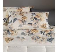 Gabel – Completo lenzuolo Peony – Caldo cotone d'inverno – Matrimoniale Greige
