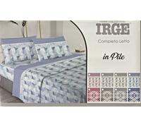 COMPLETO LENZUOLO IN PILE INVERNALE IRGE MATRIMONIALE 2 POSTI