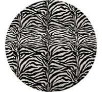 Completo Lenzuolo Rotondo Maculato Zebrato Diametro 220-230-240 100% Cotone