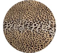 Completo Lenzuolo Rotondo Maculato Zebrato Diametro 220-230-240 100% Cotone