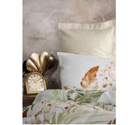 Completo letto - 1 copripiumino 220 x 240 cm + 2 federe 60 x 60 cm - 100% raso di cotone - Beige