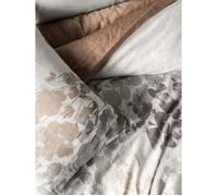 Completo letto - 1 copripiumino 220 x 240 cm + 2 federe 60 x 60 cm - 100% raso di cotone - Grigio