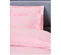 Completo letto - 1 copripiumino 220 x 240 cm + 2 federe 60 x 60 cm - 100% raso di cotone - Rosa