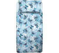 Completo Letto 1 Piazza Stitch Azzurro