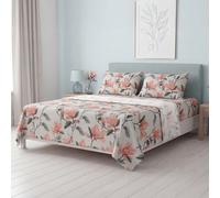 Completo Letto 100% cotone Made in Italy Zambaiti Bocciolo