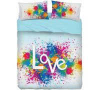 Completo letto copriletto con balza applicata MATRIMONIALE Bassetti EXTRA