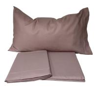 Completo letto cotone percalle lenzuola colorate tinta unita sopra sotto federe