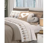 Completo Letto Cuori Appesi 100% Cotone