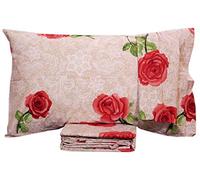 Completo Letto in Percalle 2 Piazze MATERA ROSSO Laura Biagiotti