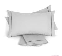 Completo letto in percalle di cotone Biancaluna Percalli
