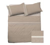 Completo letto lenzuola 100% cotone singolo una piazza sotto sopra federa Crono
