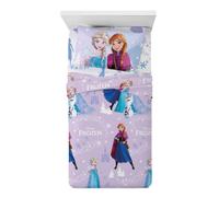 Completo Letto lenzuola singolo una piazza Frozen Disney cotone Principesse