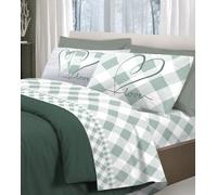 Completo Letto Lovely Chech 100% Cotone