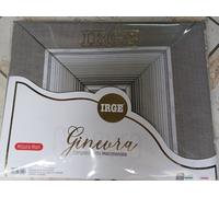 Completo letto matrimoniale cotone Irge fantasia art.Ginevra