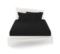 COMPLETO LETTO MATRIMONIALE IRGE TINTA UNITA 2 LENZUOLA COORDINATO COPRICUSCINI