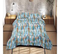 Completo Letto Matrimoniale No Stiro Set Lenzuola In Morbida Microfibra Anallergica Lenzuolo Sotto Con Angoli Elastici Fino 30 Cm, Lenzuolo Teso Sopra 2 Federe Prodotto Italiano - Frammenti
