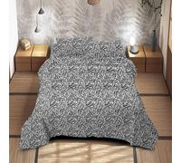 Completo Letto Matrimoniale No Stiro Set Lenzuola In Morbida Microfibra Anallergica Lenzuolo Sotto Con Angoli Elastici Fino 30 Cm, Lenzuolo Teso Sopra 2 Federe Prodotto Italiano - Dash (Zebra)