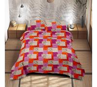 Completo Letto Matrimoniale No Stiro Set Lenzuola In Morbida Microfibra Anallergica Lenzuolo Sotto Con Angoli Elastici Fino 30 Cm, Lenzuolo Teso Sopra 2 Federe Prodotto Italiano - Ornamental