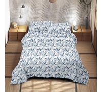 Completo Letto Matrimoniale No Stiro Set Lenzuola In Morbida Microfibra Anallergica Lenzuolo Sotto Con Angoli Elastici Fino 30 Cm, Lenzuolo Teso Sopra 2 Federe Prodotto Italiano - Fresh