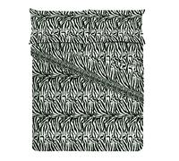 Completo letto matrimoniale singolo set lenzuola Animalier Dis. 2 Zebrato